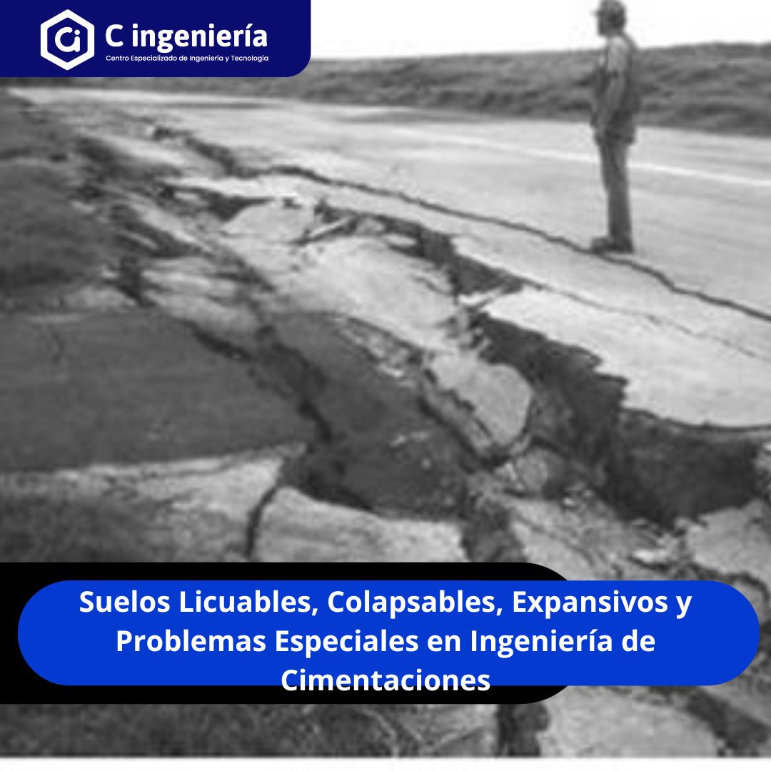 Suelos Licuables, Colapsables, Expansivos y Problemas Especiales en Ingeniería de Cimentaciones