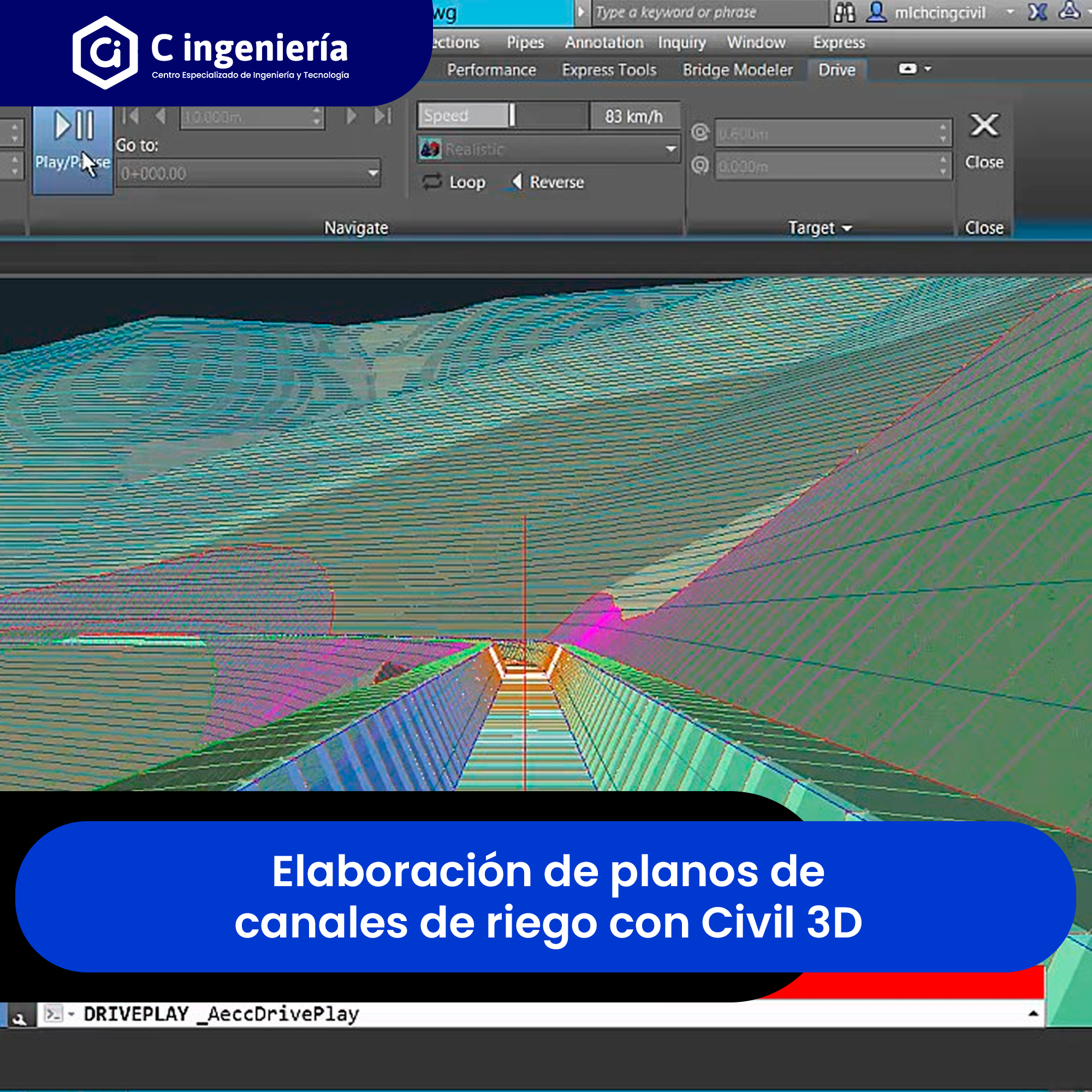 Elaboración de Planos de Canales de Riego con Civil 3D