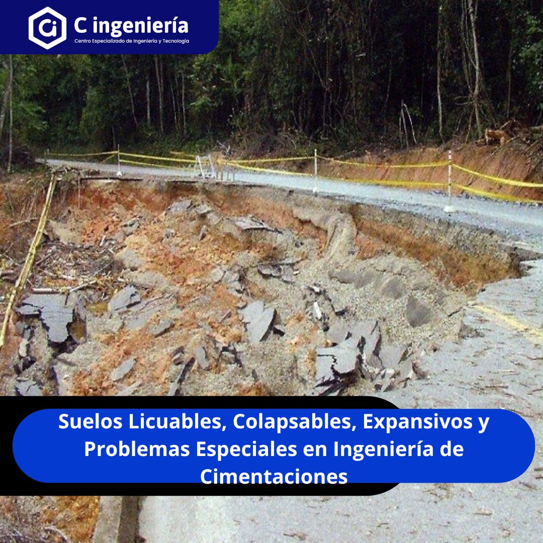 Suelos Licuables, Colapsables, Expansivos y Problemas Especiales en Ingeniería de Cimentaciones