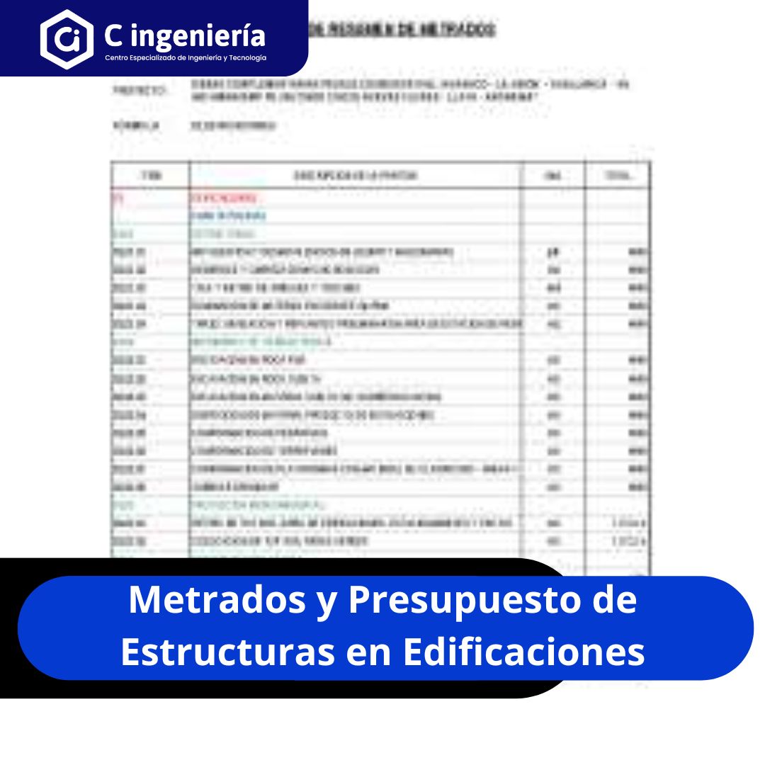 Metrados y Presupuesto de Estructuras en Edificaciones